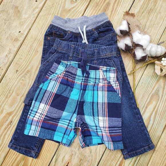 Toddler's 3pc Bundle Jeans Shorts - Cat & Jack/Circo/Jumping Beans 2T - Picture 1 of 10